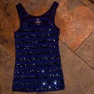Sequin tank top size small
